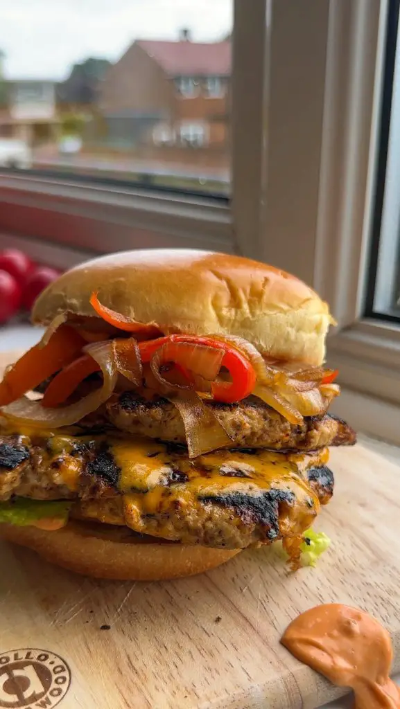 Chicken Fajita Smash Burgers: A Quick and Delicious Protein-Packed Meal